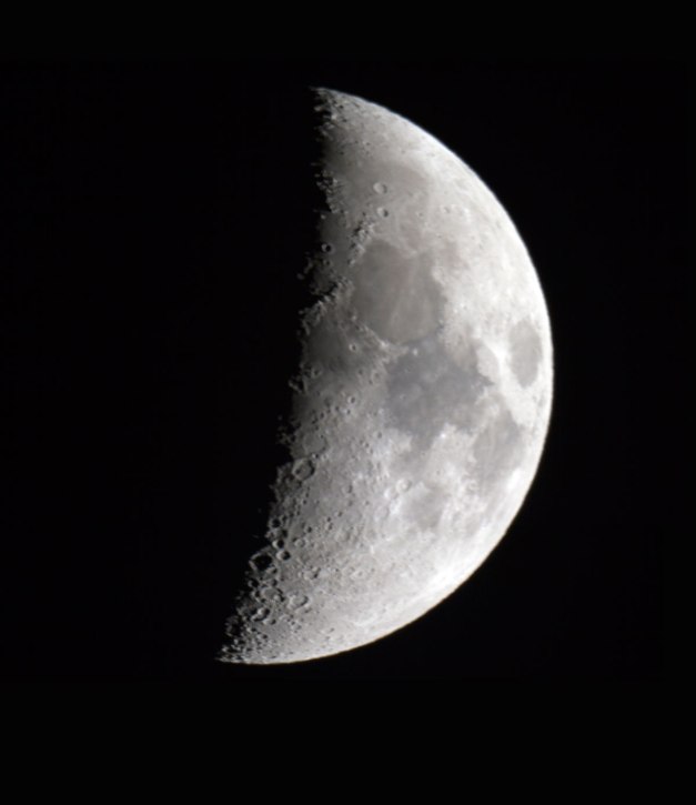 Date: 29.04.2012 Location: Backyard, Asker, NO Camera: DSLR Canon EOS 7D Optics: Celestron SCT 8″ 20000mm f10 Exposure: Unknown Post processing: PhotoShop CS5 Comment: The image is a mosaic of two images. It is my very first attempt on imaging the moon.